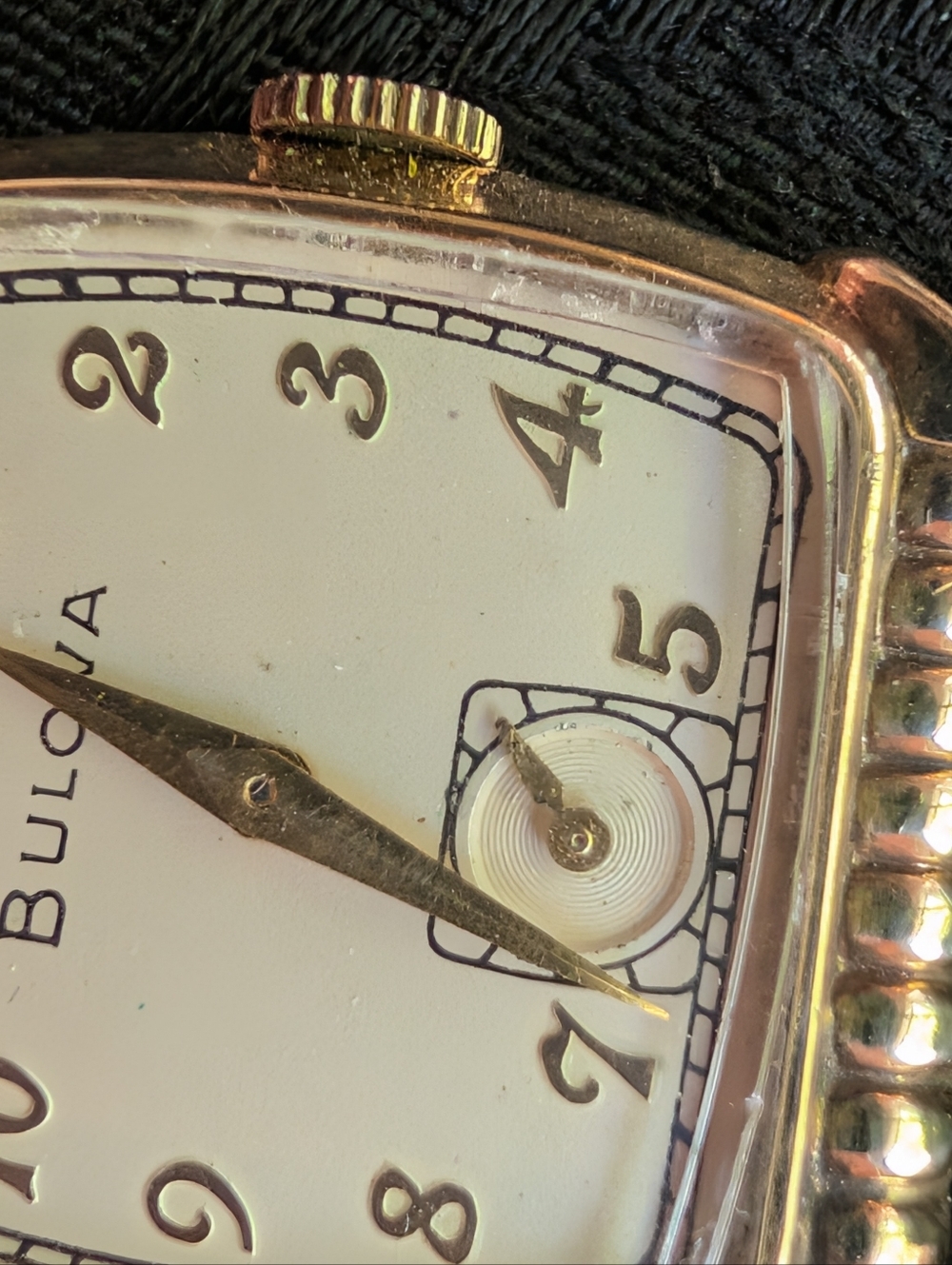 Vintage 1948 Bulova 10K Rose Gold Filled Watch Works Great!! Newly Serviced - Picture 4 of 14